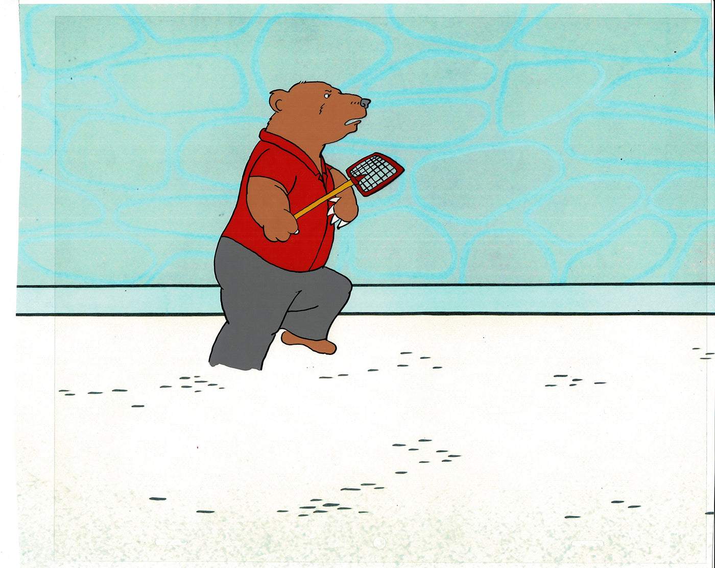 Bear and the Fly Cel and Drawing Production Animation Book by Paula Winter Cartoon by Daniel Ivanick 1985 B-19