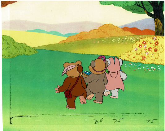Star Wars: Ewoks Original Production Animation Cel (s) from Lucasfilm F-19