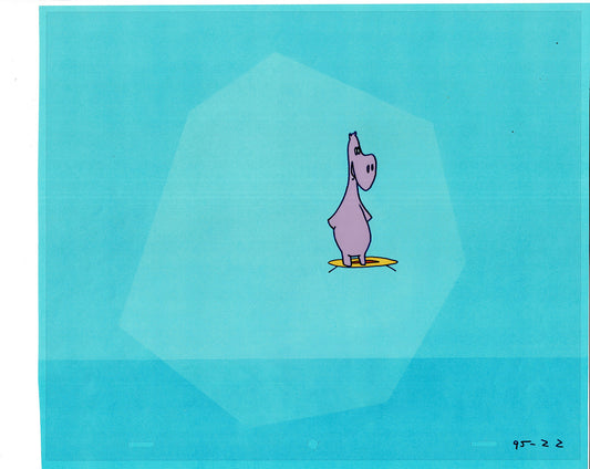 Sesame Street Cel and Drawing Detective The Heavyweight Production Cartoon Ivanick 1989 B-19
