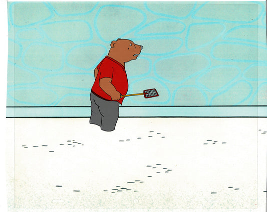 Bear and the Fly Cel and Drawing Production Animation Book by Paula Winter Cartoon by Daniel Ivanick 1985 C-01