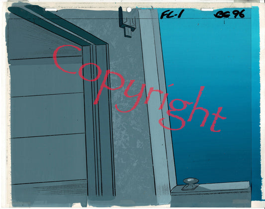 Flash Gordon Background Art Filmation Original Production Animation Art 1979-1982 A-01