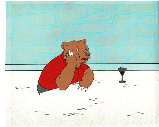 Bear and the Fly Cel and Drawing Production Animation Book by Paula Winter Cartoon by Daniel Ivanick 1985 A-01