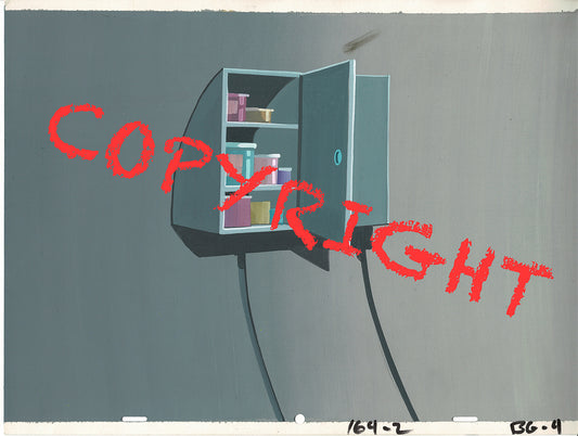 Casper and the Angels Hand-Painted Original Cartoon Background Hanna Barbera 1979 A-1