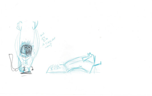 Cloudy with a Chance of Meatballs Production Character Drawing Flint 2009 1