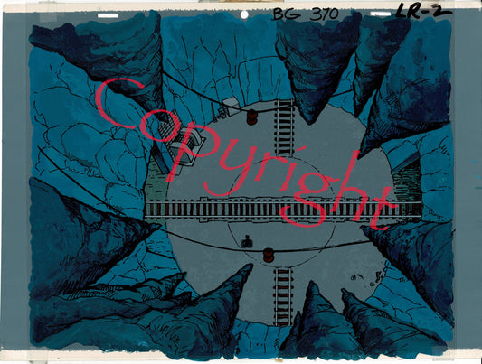 The Lone Ranger Animation Background Production from Filmation 1980-1982 A-01