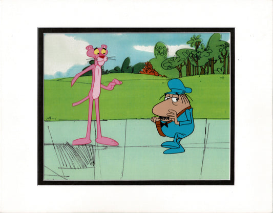 Pink Panther and The Little Man Production Cels and Drawings 1970's DePatie Freleng 2176-1