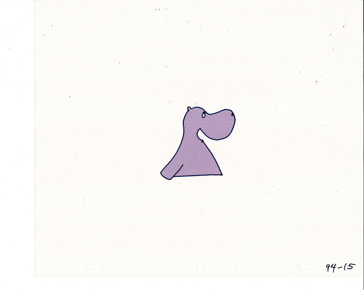 Sesame Street Cel and Drawing Detective The Heavyweight Production Cartoon Ivanick 1989 B-01