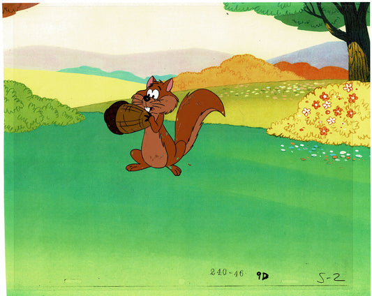 Smurfs Original Production Animation Cel Hanna Barbera 1980s Z-20