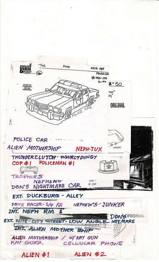 Quack Pack Disney TV Production Model Copy Flipper from Animator Wendell Washer's Estate 1996 20