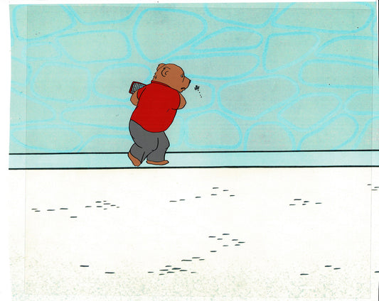 Bear and the Fly Cel and Drawing Production Animation Book by Paula Winter Cartoon by Daniel Ivanick 1985 A-21