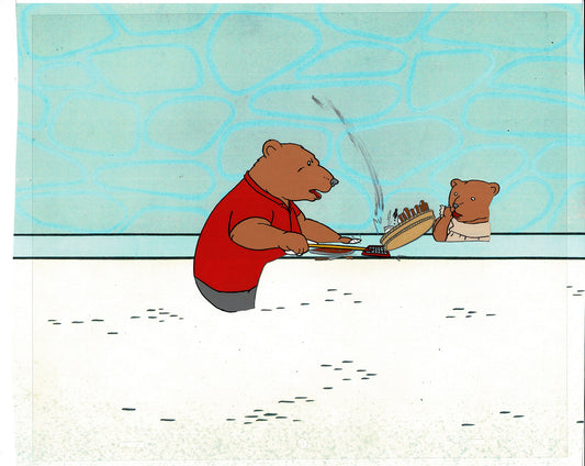 Bear and the Fly Cel and Drawing Production Animation Book by Paula Winter Cartoon by Daniel Ivanick 1985 B-23