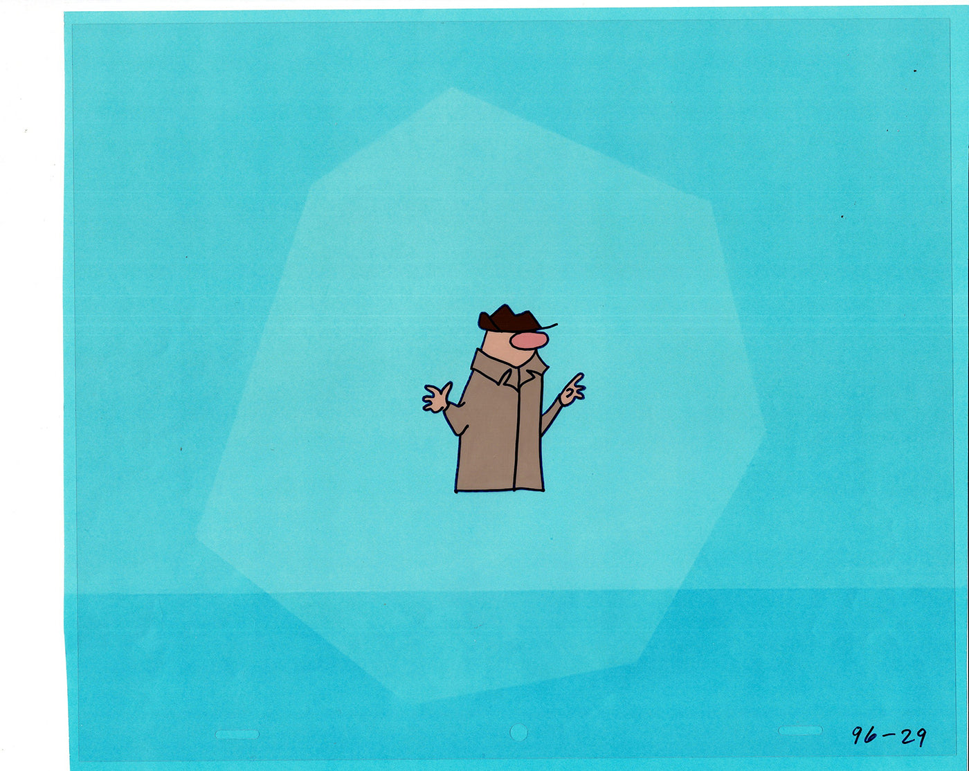 Sesame Street Cel and Drawing Detective The Heavyweight Production Cartoon Ivanick 1989 B-23