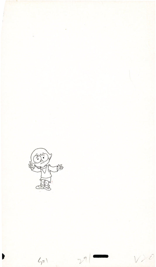 A Pup Named Scooby Doo Hanna Barbera 1988-91 Production Animation Cel Drawing Fragment A24