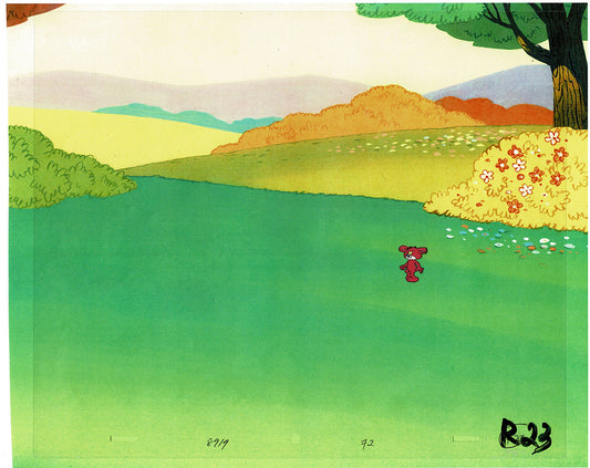 Smurfs Smoogle Original Production Animation Cel Hanna Barbera 1980s Z-24