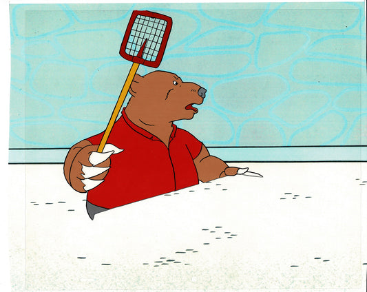 Bear and the Fly Cel and Drawing Production Animation Book by Paula Winter Cartoon by Daniel Ivanick 1985 B-24