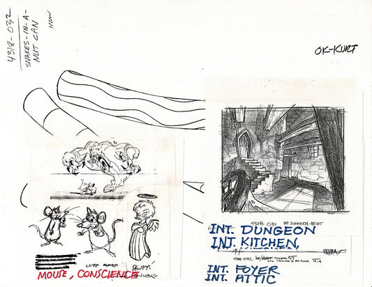 Quack Pack Disney TV Production Model Copy Flipper from Animator Wendell Washer's Estate 1996 24