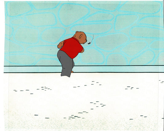 Bear and the Fly Cel and Drawing Production Animation Book by Paula Winter Cartoon by Daniel Ivanick 1985 A-24