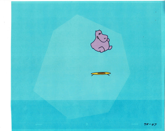Sesame Street Cel and Drawing Detective The Heavyweight Production Cartoon Ivanick 1989 B-24