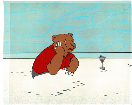 Bear and the Fly Cel and Drawing Production Animation Book by Paula Winter Cartoon by Daniel Ivanick 1985 B-25