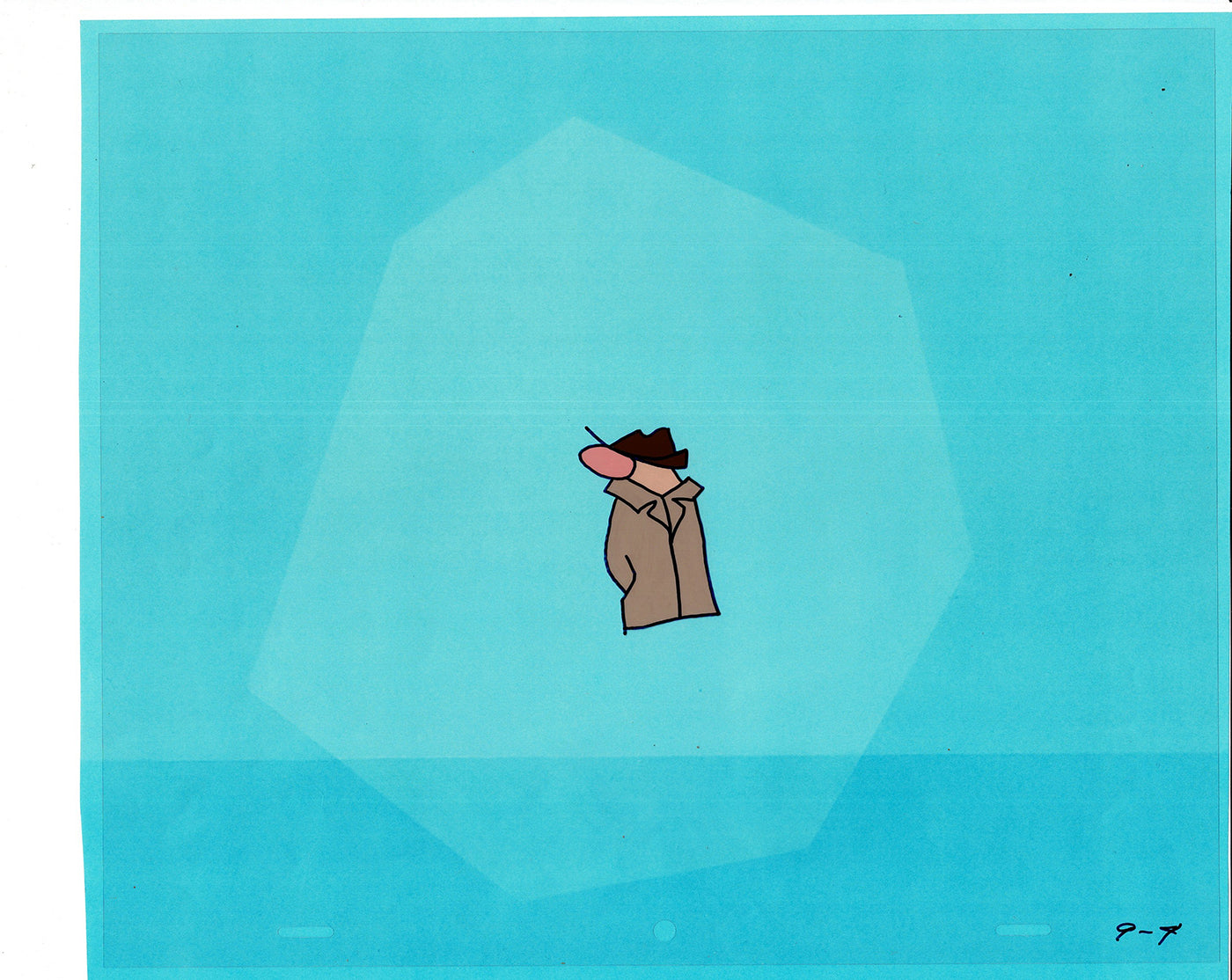 Sesame Street Cel and Drawing Detective Snake Production Cartoon The Coil Case Ivanick 1989 A-26
