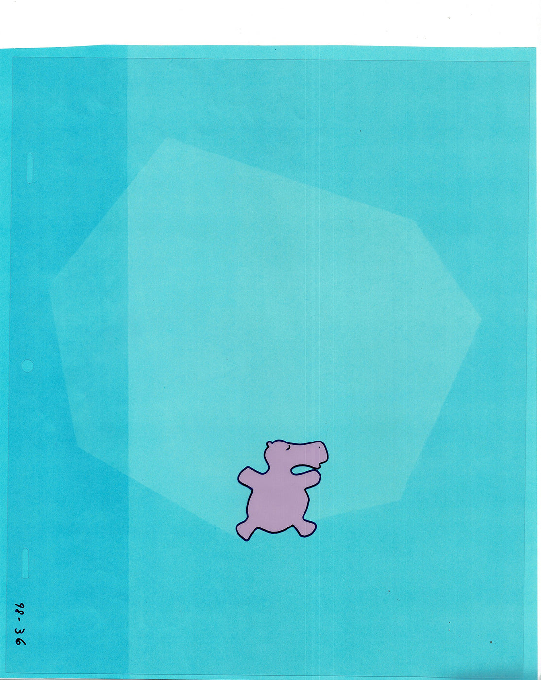 Sesame Street Cel and Drawing Detective The Heavyweight Production Cartoon Ivanick 1989 B-26