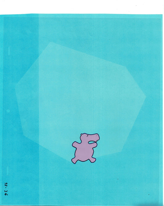 Sesame Street Cel and Drawing Detective The Heavyweight Production Cartoon Ivanick 1989 B-26