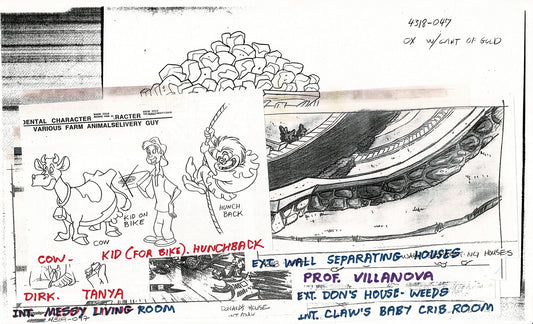 Ducktales Disney TV Production Model Copy Flipper from Animator Wendell Washer's Estate 1989 27