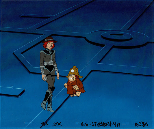 Bravestarr Animation Cartoon Production Cel n Draw Filmation 1987-8 J-27