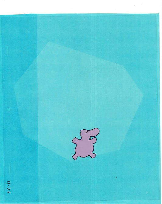 Sesame Street Cel and Drawing Detective The Heavyweight Production Cartoon Ivanick 1989 B-27