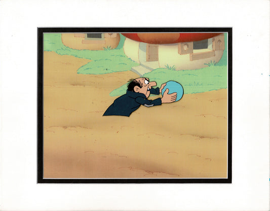Smurfs Gargamel PILOT Grouchy Production Animation Cel Hanna Barbera 1981 See Below P27