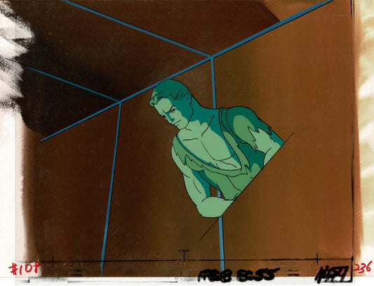 Flash Gordon Production Animation Cel and Background Filmation 1979 h61