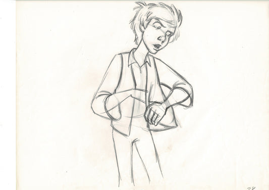 The Black Cauldron 1985 TARAN Walt Disney HUGE Original Production Animation Drawing A28