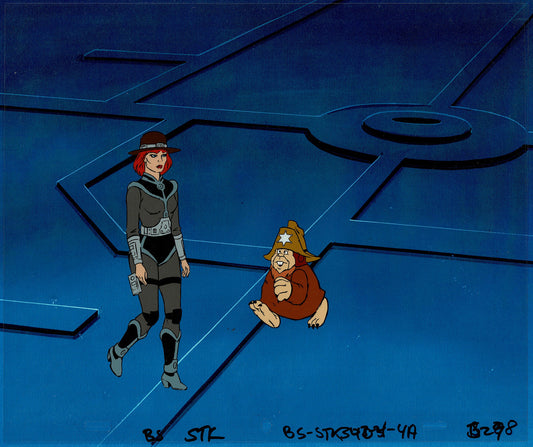 Bravestarr Animation Cartoon Production Cel n Draw Filmation 1987-8 J-28