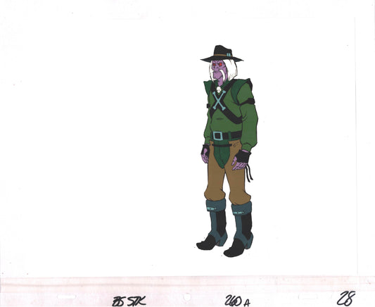 Bravestarr Animation Cartoon Production Cel Used Onscreen from Filmation 1987-8 B-28