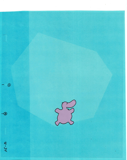 Sesame Street Cel and Drawing Detective The Heavyweight Production Cartoon Ivanick 1989 B-28