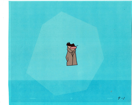Sesame Street Cel and Drawing Detective Snake Production Cartoon The Coil Case Ivanick 1989 A-29