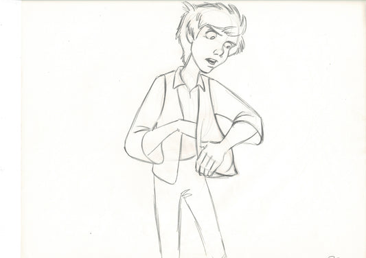 The Black Cauldron 1985 TARAN Walt Disney HUGE Original Production Animation Drawing A29