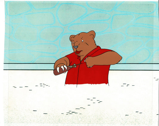 Bear and the Fly Cel and Drawing Production Animation Book by Paula Winter Cartoon by Daniel Ivanick 1985 B-29