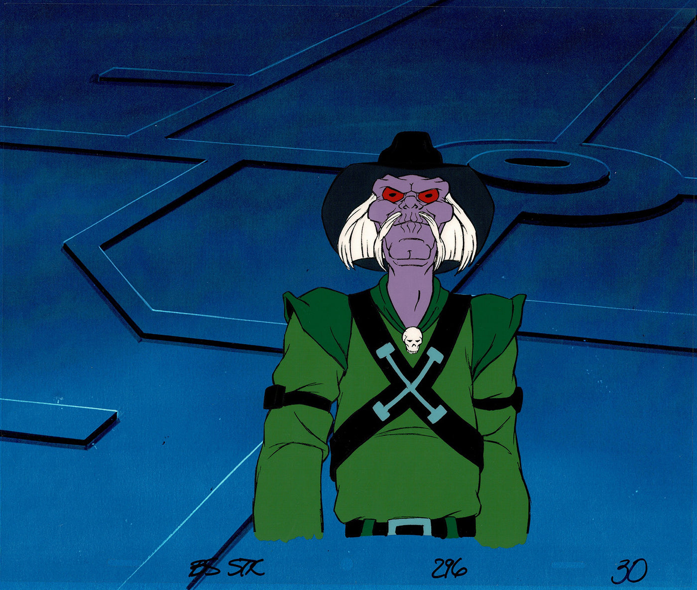 Bravestarr Animation Cartoon Production Cel n Draw Filmation 1987-8 J-29
