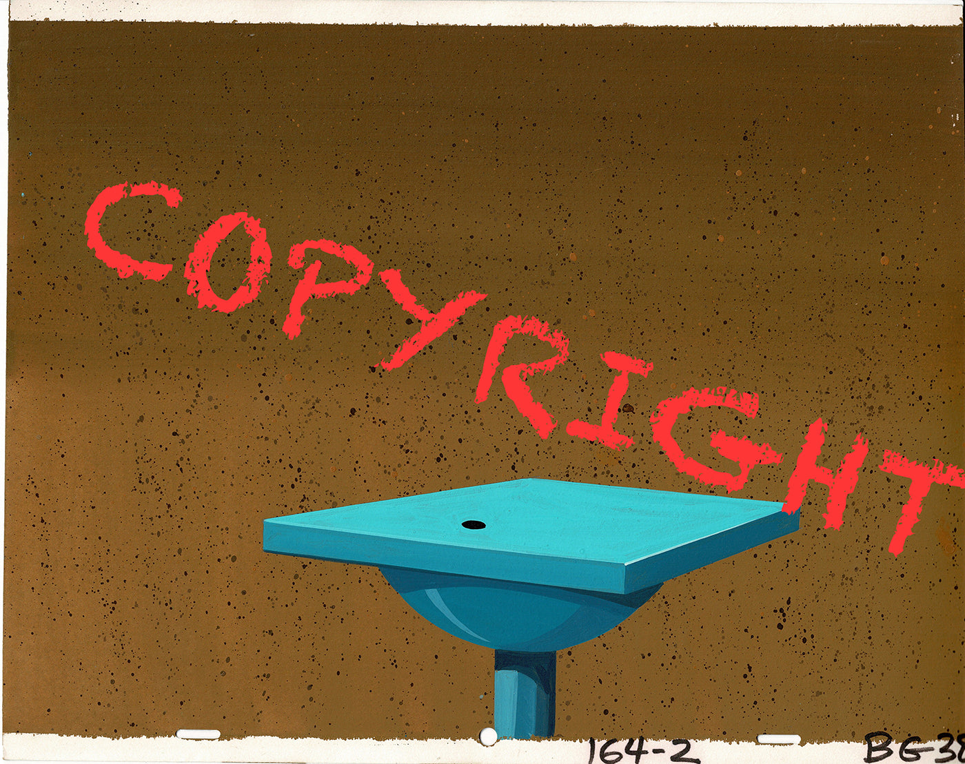 Casper and the Angels Hand-Painted Original Cartoon Background Hanna Barbera 1979 A-2