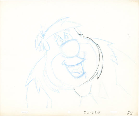 The Flintstones The Frankenstones Animation Art Cel Drawing from Hanna-Barbera 1980-1 B-2