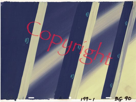 Superfriends Production Animation Background Hanna Barbera 1980 B-02