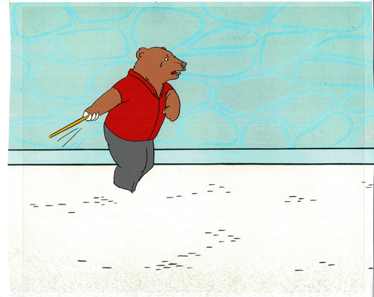 Bear and the Fly Cel and Drawing Production Animation Book by Paula Winter Cartoon by Daniel Ivanick 1985 B-02