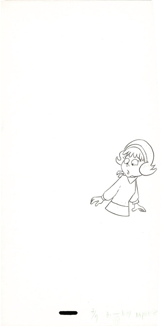 A Pup Named Scooby Doo Hanna Barbera 1988-91 Production Animation Cel Drawing Fragment A02