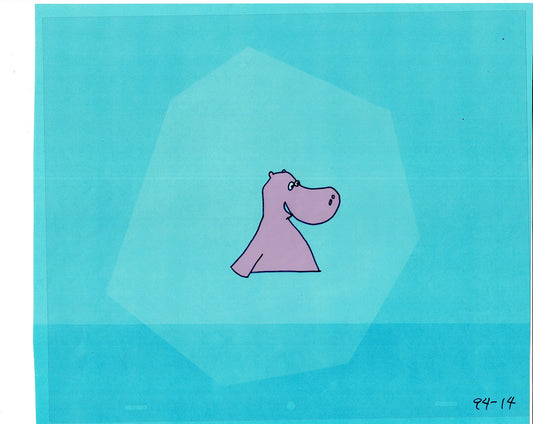 Sesame Street Cel and Drawing Detective The Heavyweight Production Cartoon Ivanick 1989 B-02