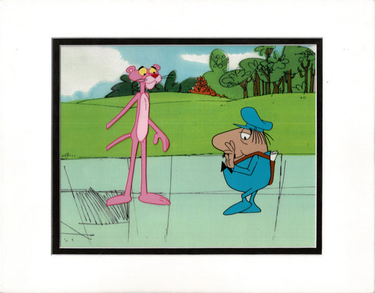 Pink Panther and The Little Man Production Cels and Drawings 1970's DePatie Freleng 2176-2