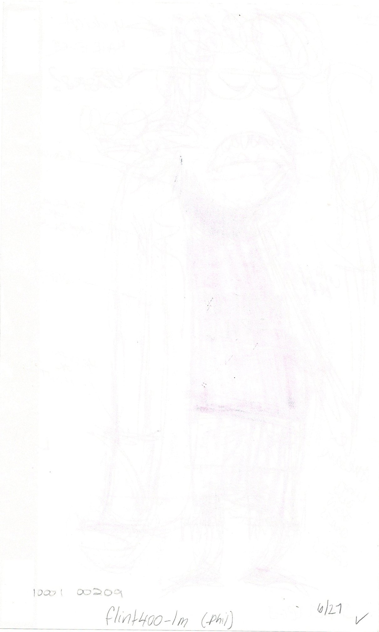 Cloudy with a Chance of Meatballs Production Character Drawing Flint 2009 2