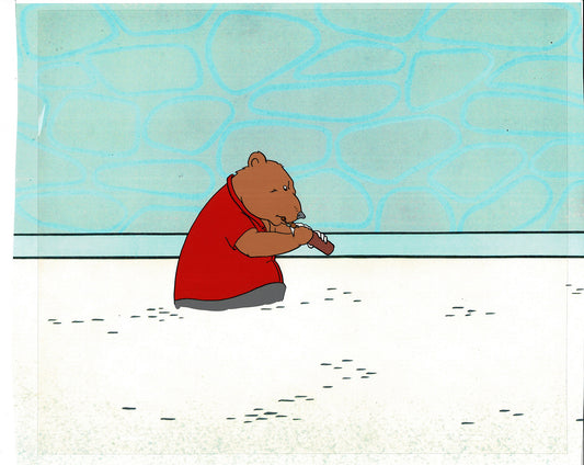 Bear and the Fly Cel and Drawing Production Animation Book by Paula Winter Cartoon by Daniel Ivanick 1985 B-30