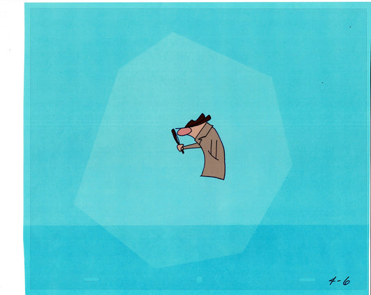 Sesame Street Cel and Drawing Detective Snake Production Cartoon The Coil Case Ivanick 1989 A-30