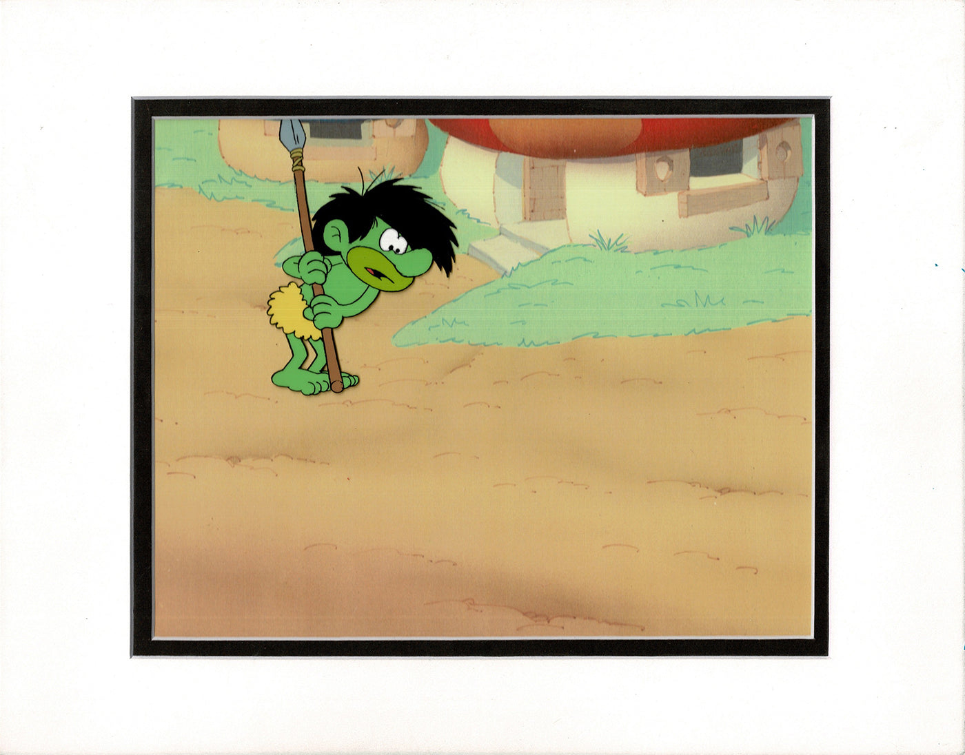 Smurfs Smurf PILOT Production Animation Cel Hanna Barbera 1981 See Below P30